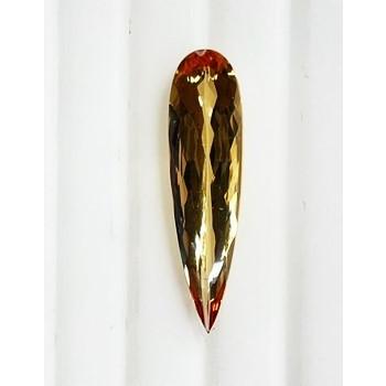 インペリアルトパーズ　ペアシェイプ　4.47ct　ルースの画像