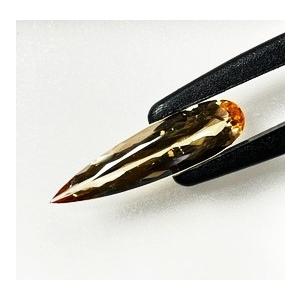 インペリアルトパーズ　ペアシェイプ　4.47ct　ルースの画像
