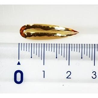 インペリアルトパーズ　ペアシェイプ　4.47ct　ルースの画像