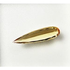 インペリアルトパーズ　ペアシェイプ　4.47ct　ルースの画像