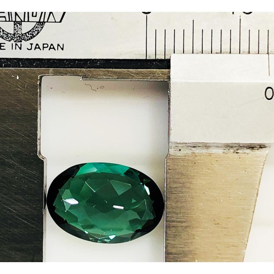 グリーントルマリン　オーバルカット　4.28ct　ルースの画像