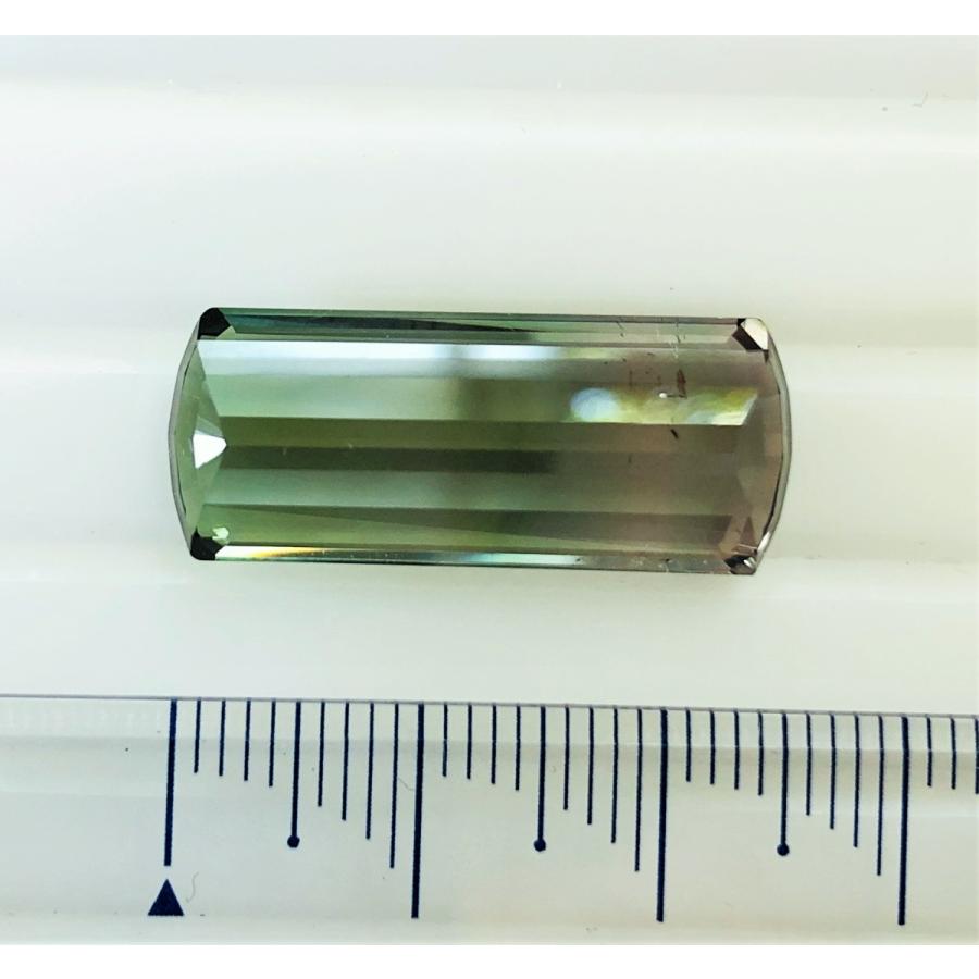 バイカラートルマリン　18.18ct　ルースの画像