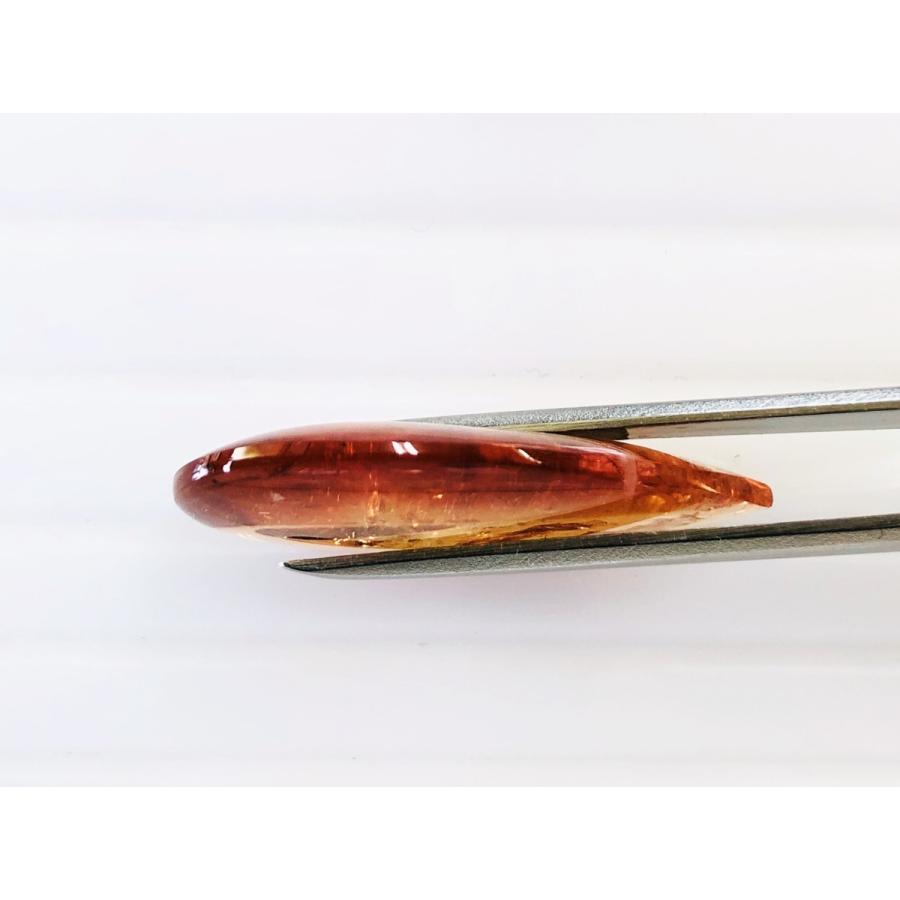 バイカラートルマリン　変型　27.53ct　ルースの画像