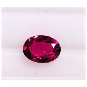 ピンクトルマリン　オーバルカット　1.34ct　ルース ソーティングメモ付の画像