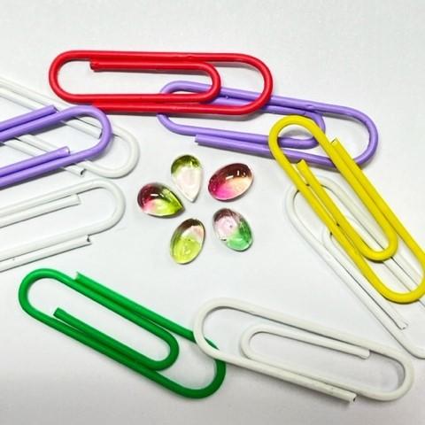 バイカラートルマリン カボション 約4x6mm ルース : gem-ichinoseYahoo