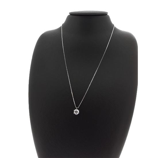 【新品 送料込み】 E-VS1-VERYGOOD ラウンドカット 一粒ダイヤモンド0.592ct ソリティア Pt900/Pt850 プラチナ立て爪プチネックレス【新品】【b1648】 【3717295847】(131054円)