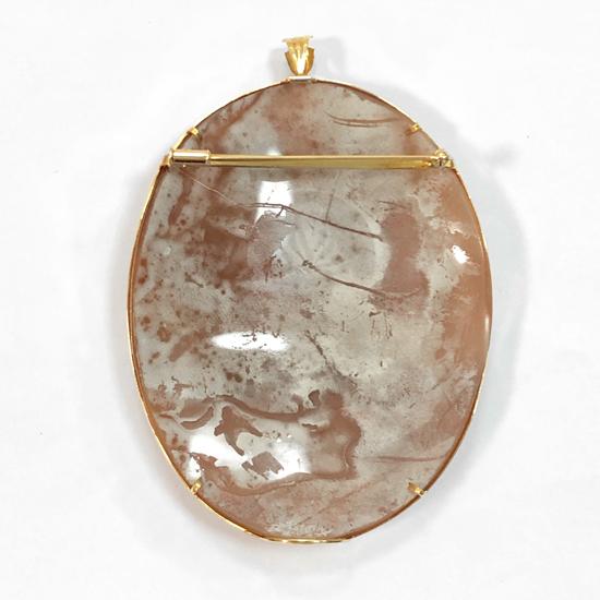 CAMEO（カメオ） ジェンナロ・ガロファロ作 K18 ブローチ : ジェム