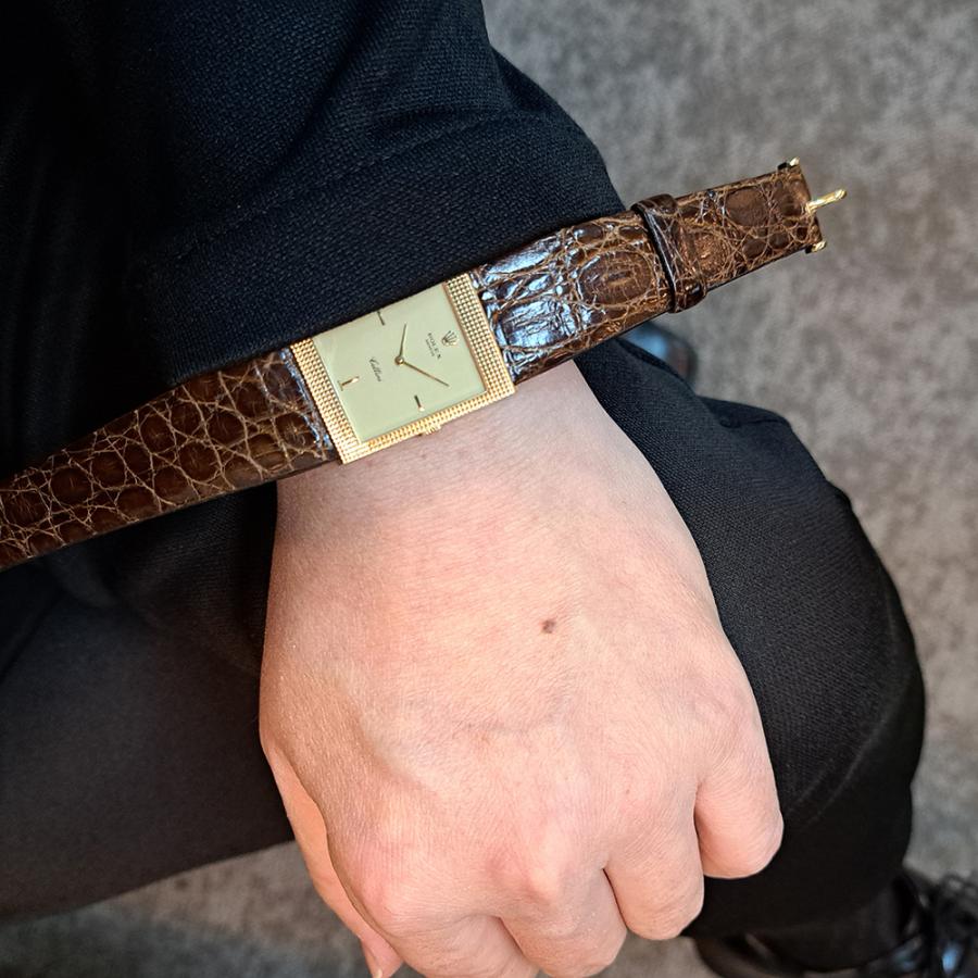 チェリーニ ヴィンテージ ロレックス 4127 69番 YG無垢 メンズ 手巻き