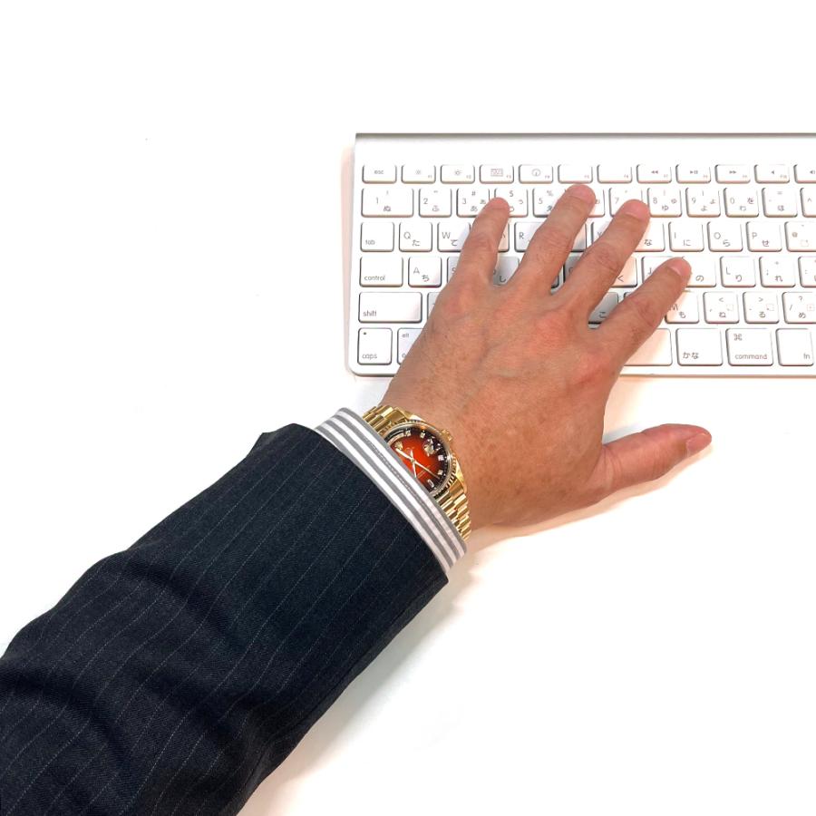 デイデイト ロレックス 18238A W番 中東カレ赤グラ/10Pダイヤ