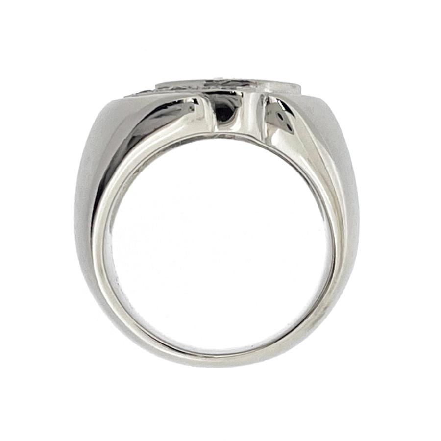 Pt900 28.56g ダイヤモンド 0.33ct 脇石ダイヤ 0.20ct プラチナ メンズ 