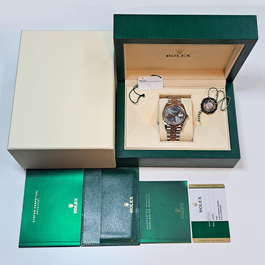 レディ デイトジャスト ロレックス 36 126231 スレート/ローマ