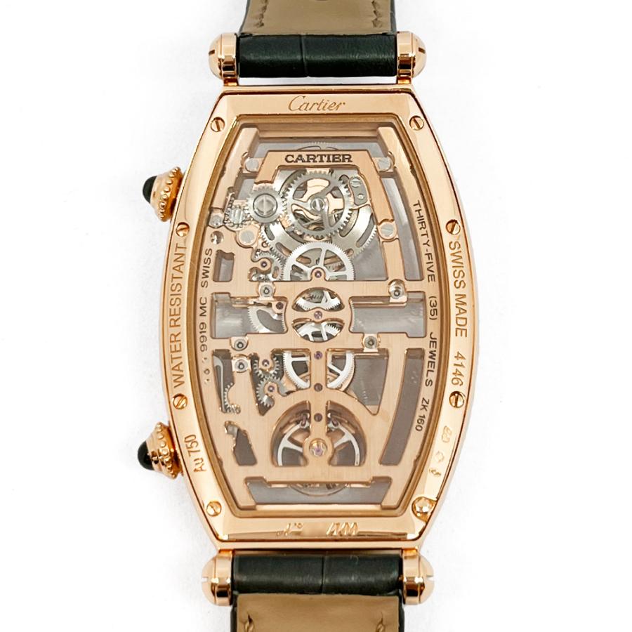 TONNEAU カルティエ トノー スケルトン ウォッチ デュアルタイム XL  