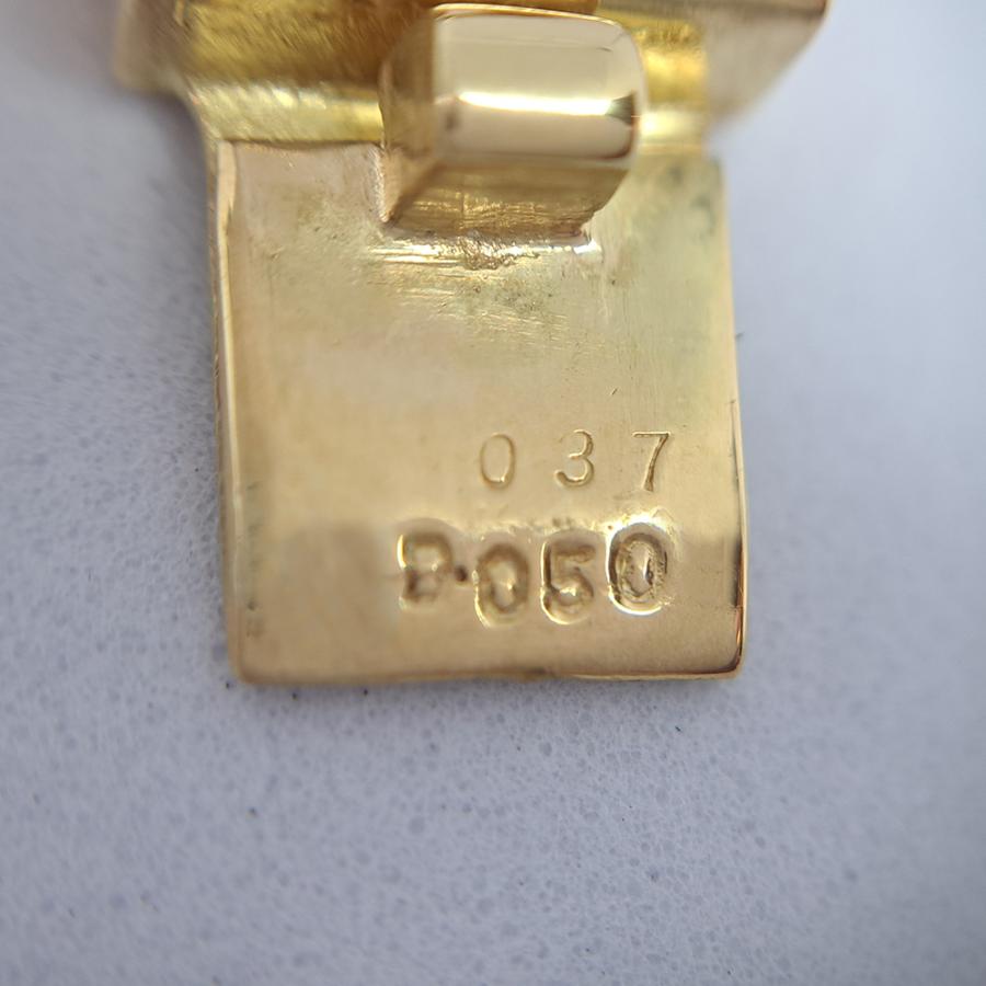 K18 48.3g ダイヤモンド トータル 0.87ct メンズ ベルトモチーフ 