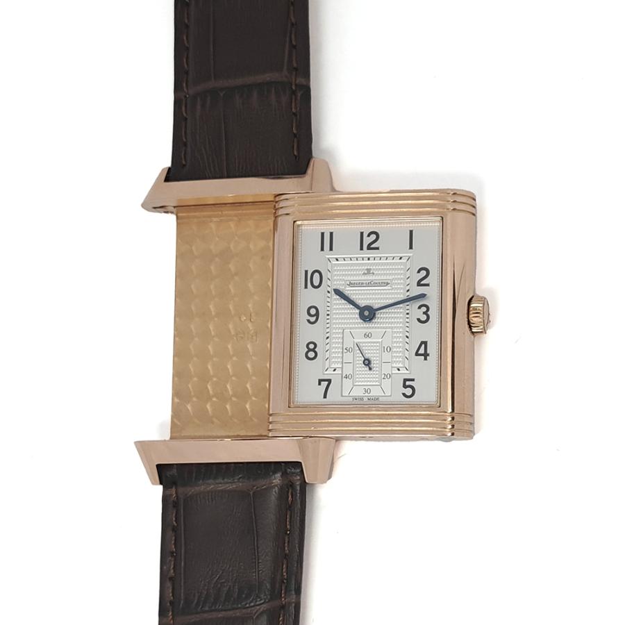 稼働 ジャガールクルト ラグ幅24mm ビッグレクタンギュラー メンズ 手巻き レベルソ ジャガールクルト グランド 976 Q3732420 PG 裏スケ D