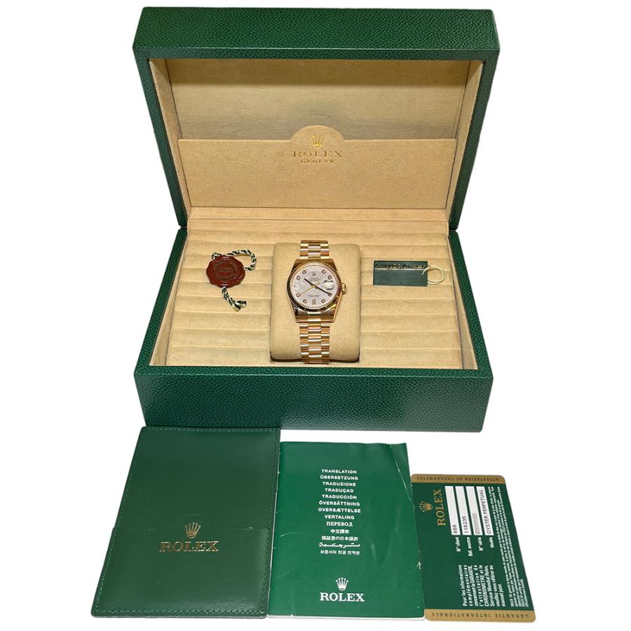 【専用】10枚 デイデイト ロレックス 118235A Z番 メテオライト/純正10Pダイヤ OH済