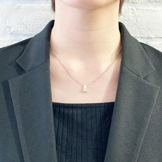 鑑定書付 プリンセスカット ダイヤモンド 0.765ct プラチナ プチ  