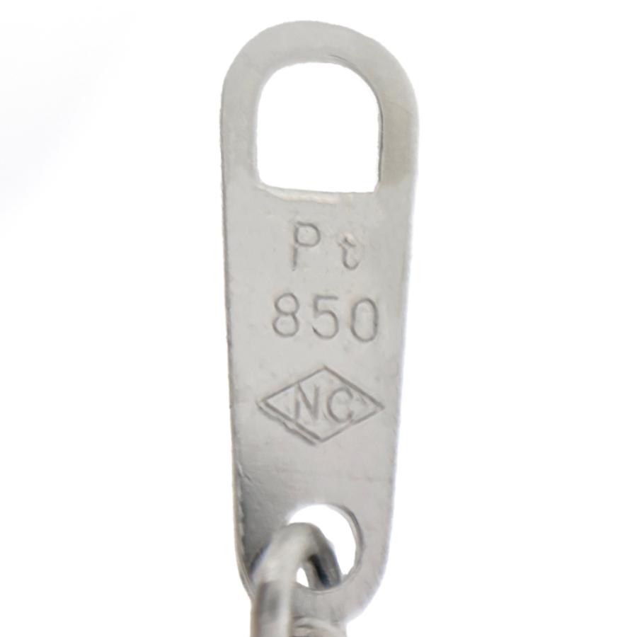 Pt900/Pt850 サファイア 3.25ct ダイヤモンド 0.85ct ネックレス GRJ 