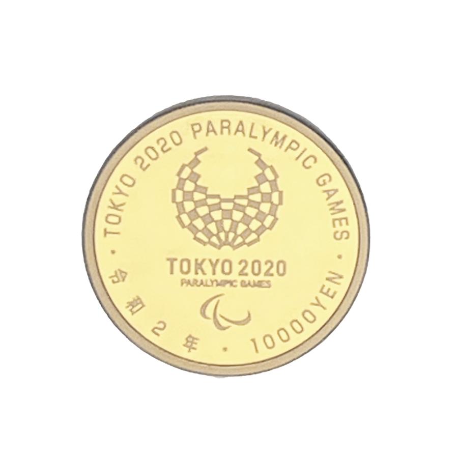 15.60g 【未使用】純金製 K24 2020東京パラリンピック競技大会記念 1万円 プルーフ金貨の画像