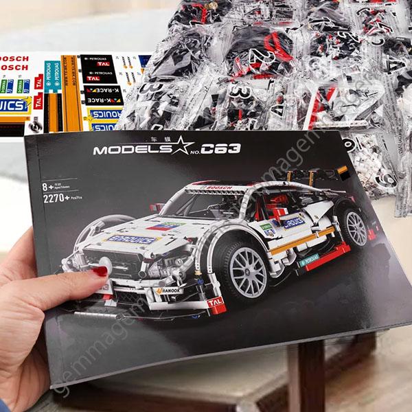 レゴ互換品 メルセデスベンツ AMG C63 デザイン 大型 ブロック 2,270