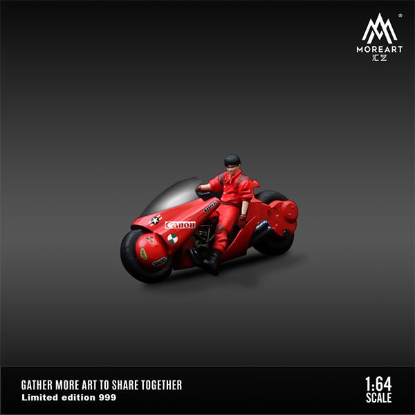 MOREART 1:64 AKIRA MOTO EN RÉSINE VERSION DUCATI