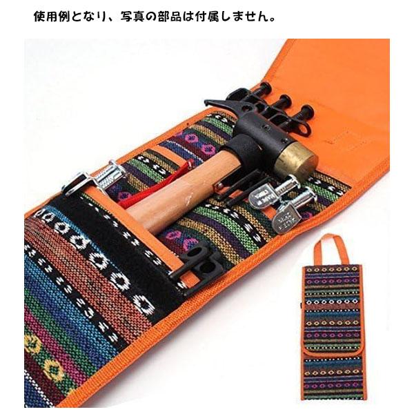 フィールドア 30cm チタンペグ16本 村の鍛冶屋 ハンマーセット 収納ケース チタンペグ（20cm）2本付 ペグケース ハンマーケース キャンプ