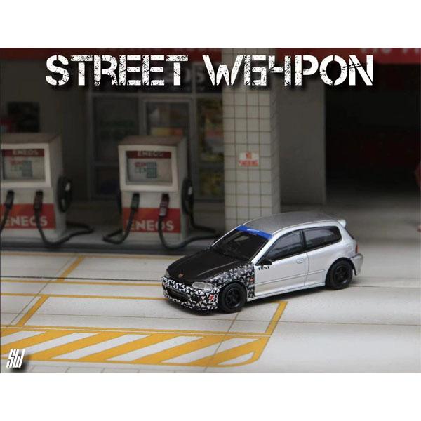 1/64 STREET WEAPON ホンダ HONDA CIVIC シビック EG6 ミニカー