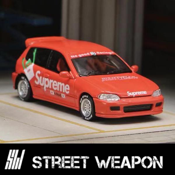 1/64 STREET WEAPON ホンダ HONDA CIVIC シビック EG6 ミニカー no