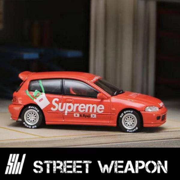 ミニカー STREETWEAPON EG6 1/499 1/64 STREET WEAPON ホンダ HONDA CIVIC シビック EG6 ミニカー no