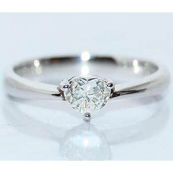 【 新品 】 シンプル ダイヤモンド-0.263ct ハートシェイプカット プラチナ (指輪) リング 指輪