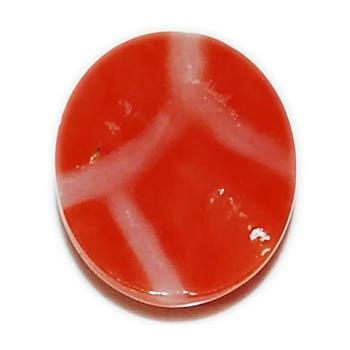 コーラル-珊瑚 朱色 オーバルカボッション ルース 約11.8×9.9ｍｍ |  | 02