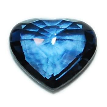 コバルトブルースピネル 1.024ct ハートシェイプカット ルース 日独