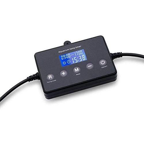 Gemselect水槽ライト用タイマー 明るさ調節 エルエンスタジオ 水槽照明用タイマー 12 24v 100w以下水槽ライト用 時間設定 操作簡単 省エネ 本店