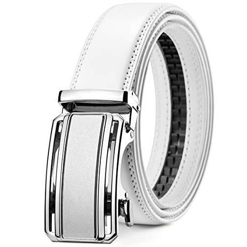 メンズファッション トラディショナルウェザーウエア Chaorenコンフォート 紳士 クリックベルト メンズ ビジネス フォーマル ゴルフ 無段階調整 穴なし スーツ ベルト 白 Apskznwksu Www Tritop Com Br