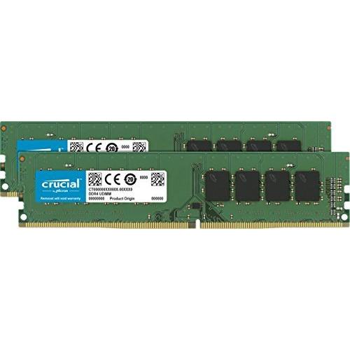 卸し売り購入 Crucial(Micron製) 288pin DRx8 CL19 16GB×2枚 PC4-21300(DDR4-2666) デスクトップPC用メモリ メモリー