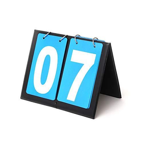 532円 絶妙なデザイン スコアボード 得点板 スポーツ用 フリップスコアボード 手動式 携帯便利 卓球 バトミントン バスケ サッカー 野球