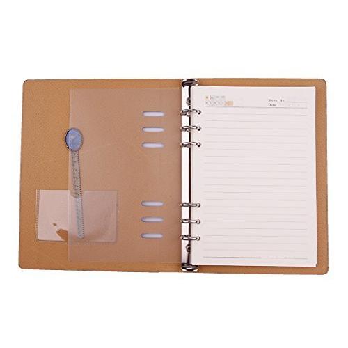 即出荷 システム手帳 6穴 おしゃれ A5 バインダーノート 革製 ネイビー 日記帳 ノート ダイアリー シンプル ルーズリーフ式 リングノート ビジネス手帳 システム手帳 Www Goldenshoppingcalhau Com Br