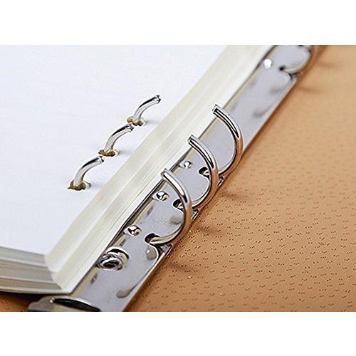 即出荷 システム手帳 6穴 おしゃれ A5 バインダーノート 革製 ネイビー 日記帳 ノート ダイアリー シンプル ルーズリーフ式 リングノート ビジネス手帳 システム手帳 Www Goldenshoppingcalhau Com Br