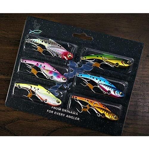 売り切り御免 26g 青物 ヒラメ ルアー シーバス セット メタルバイブ 青嵐ルアー ルアー 6カラーセット 汎用 鉄板バイブレーション バイブレーションルアー Www We Job Com