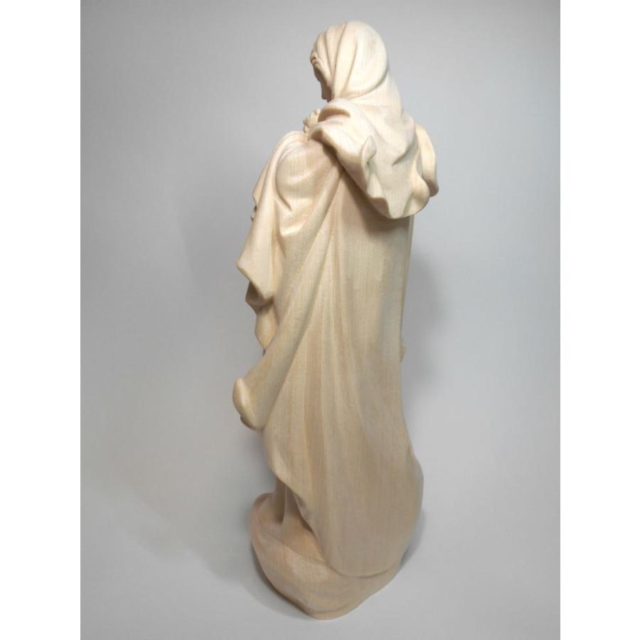 創業100年《レーピ》木彫り 聖母マリア像 30cm「ルネサンス」聖母子像