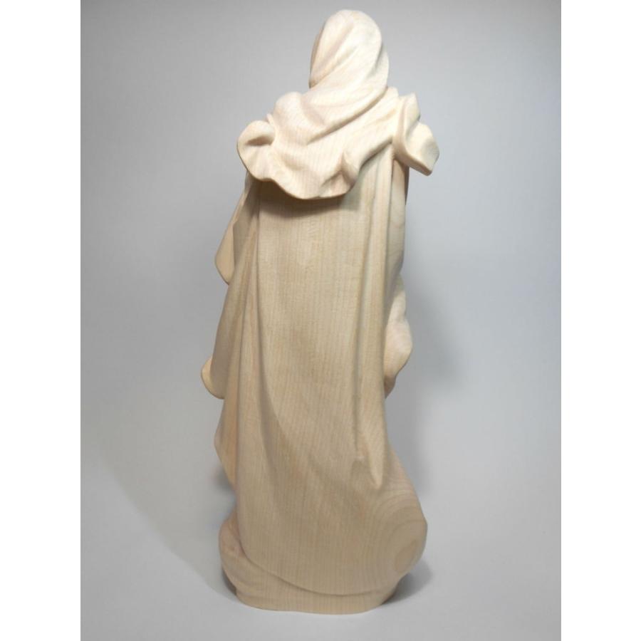 創業100年《レーピ》木彫り 聖母マリア像 30cm「ルネサンス」聖母子像