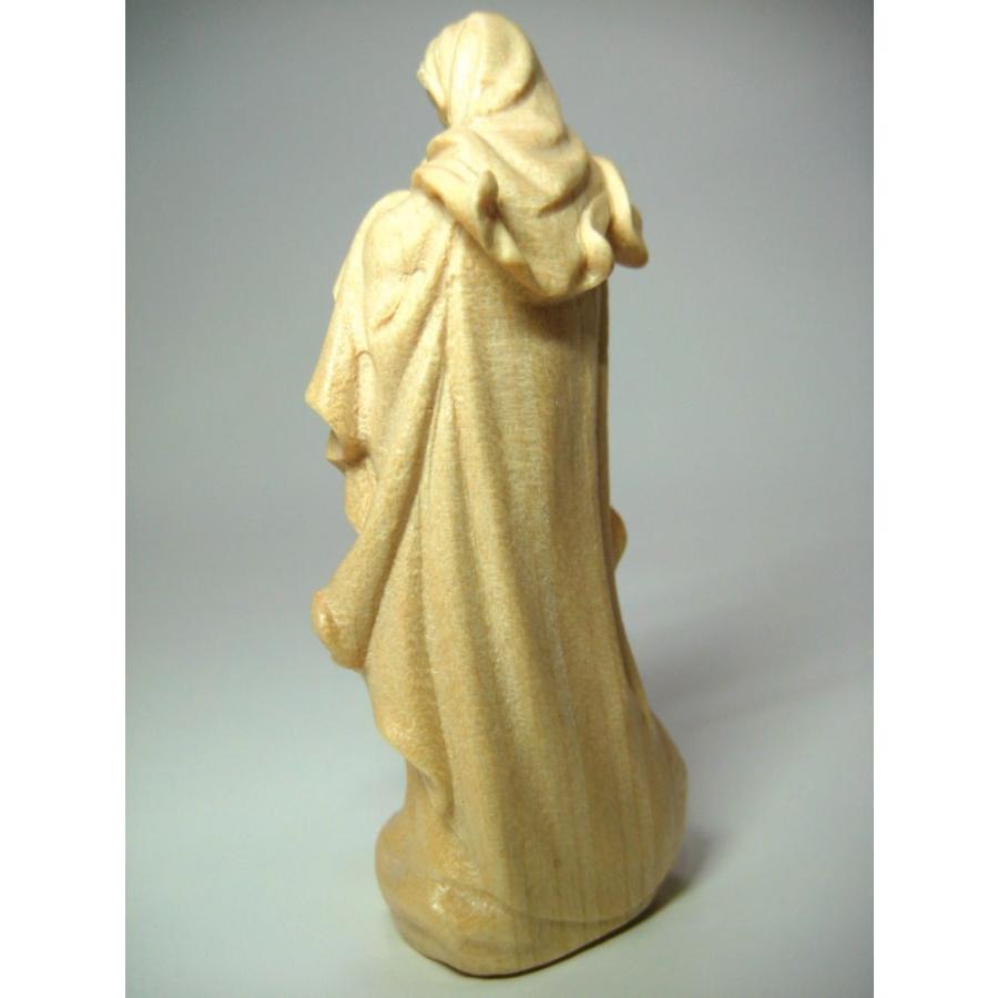 創業100年《レーピ》木彫り 聖母マリア像 7cm「ルネサンス」聖母子像