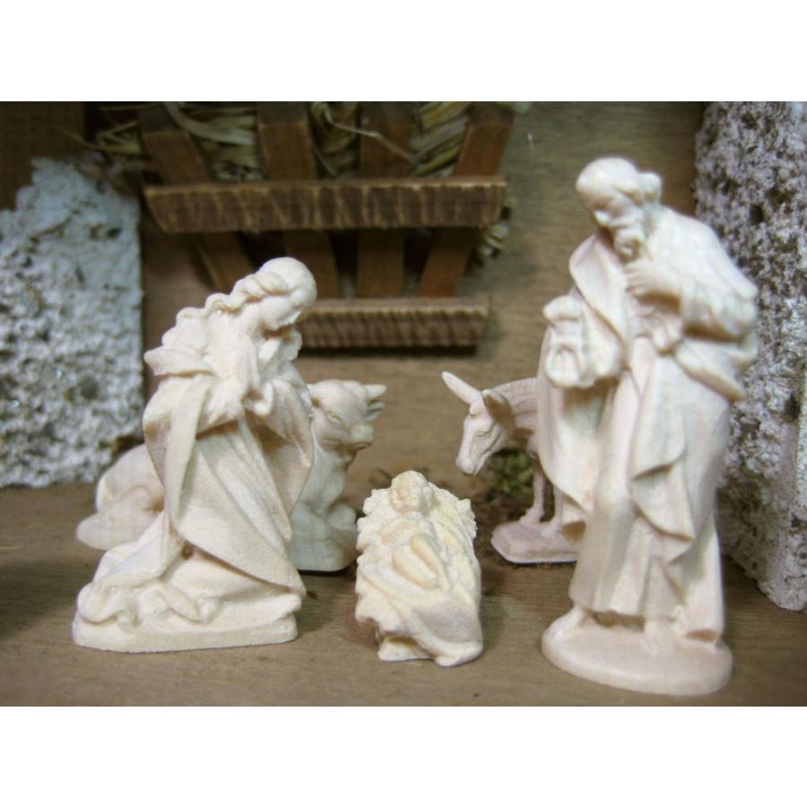 創業100年《レーピ》木彫り クリスマス人形 キリスト降誕セット