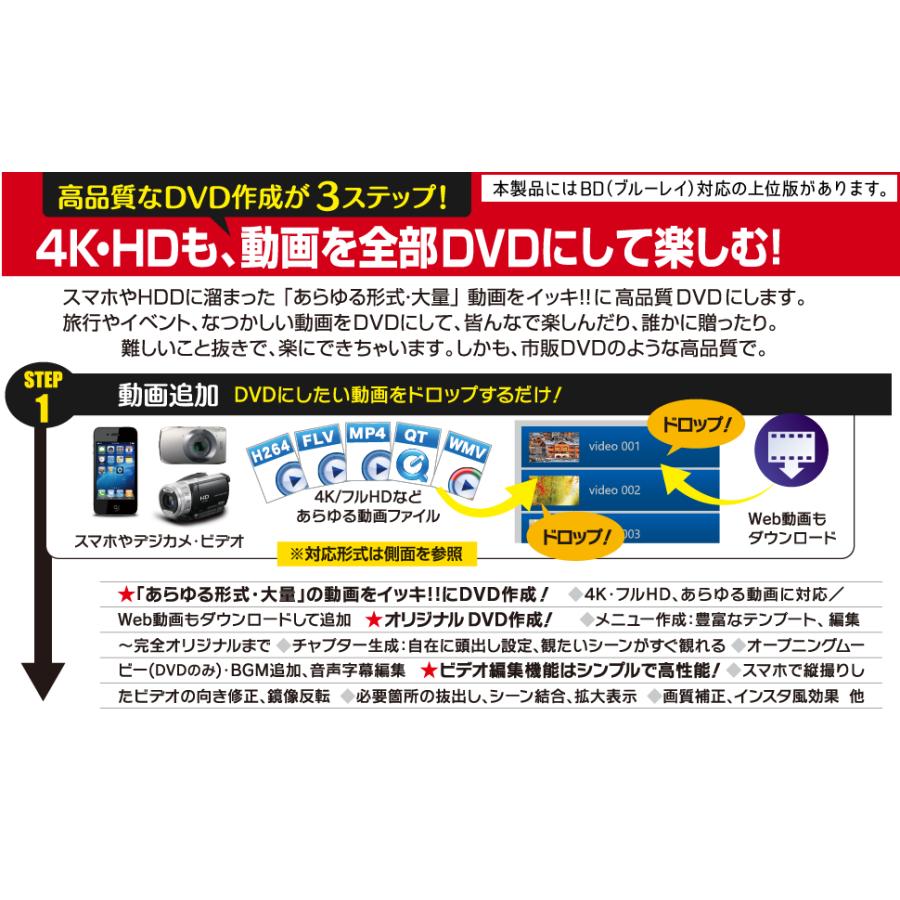 公式］Video to DVD X 〜高品質・簡単 DVD作成ソフト | ダウンロード版