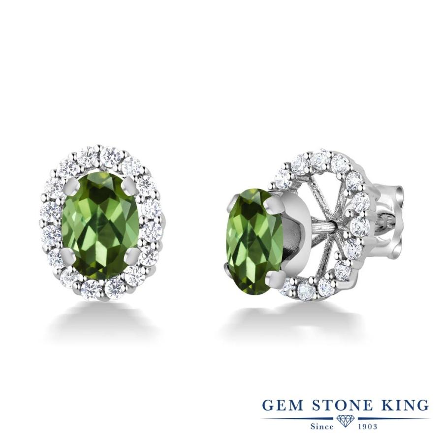 天然 グリーントルマリン ピアス レディース 天然石 10月 誕生石 お守り 誕生日プレゼント 女性 アレルギー対応 ブランド