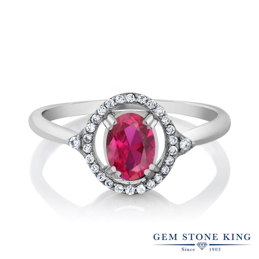 シンセティック ルビー リング レディース 指輪 7月 誕生石 お守り 誕生日プレゼント 女性 ブランド