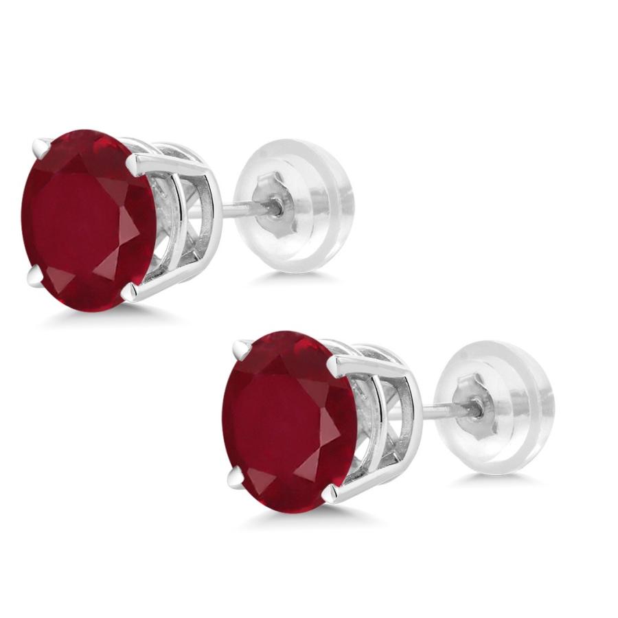 天然 ルビー ピアス レディース 14金 ホワイトゴールド 天然石 7月 誕生石 ブランド TMF2032570477(20286円)
