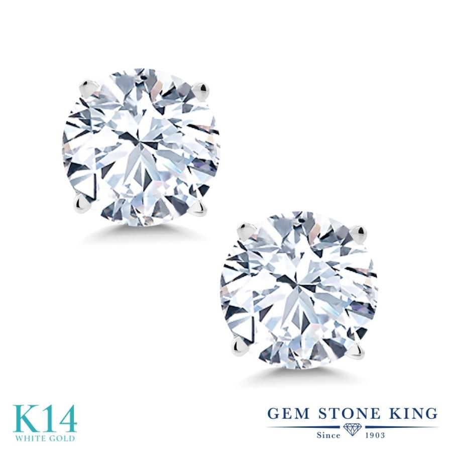限定価格セール 合成ホワイトサファイア ピアス レディース 14金 ホワイトゴールド 大粒 スタッド 9月 誕生石 金属アレルギー対応 Gem 0002 Rha Cs W Wg14k Gem Stone King 通販 Yahoo ショッピング 在庫限りセール Www Clinicagastroservice Com Br
