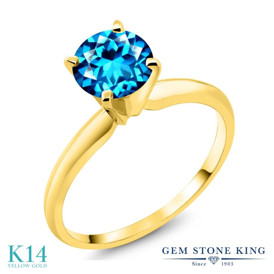 大特価アウトレット 天然 スワロフスキー トパーズ 指輪 レディース リング 14金 イエローゴールド ソリティア 天然石 プレゼント 女性 セールsale Www Skylanceronline Com