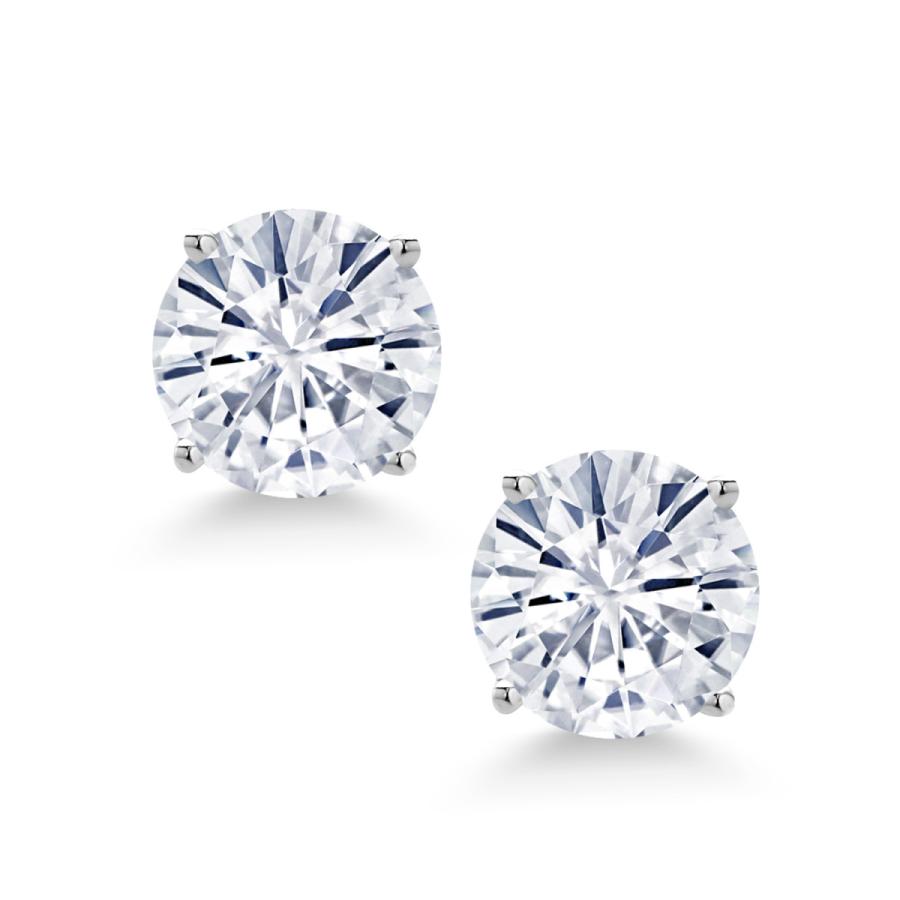 【公式】 ピアス レディース モアサナイト Forever One GHI 14金 ホワイトゴールド プレゼント 女性 ブランド 【FKP1613940677】(56900円)