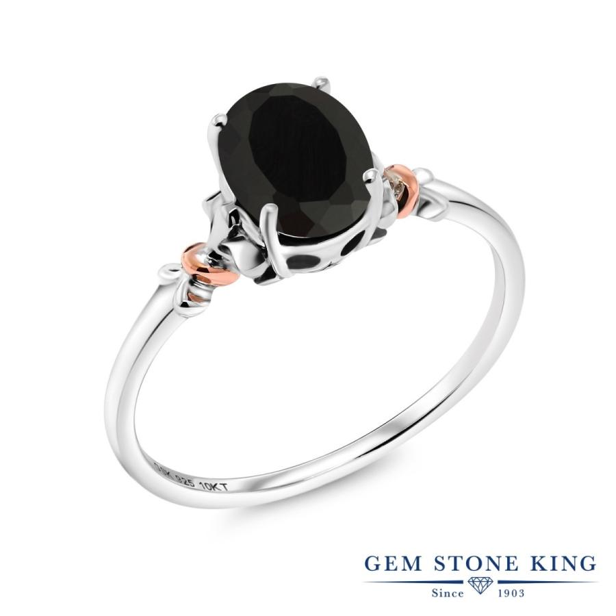 天然 オニキス リング レディース 指輪 ピンクゴールド＆シルバー925 天然石 8月 誕生石 お守り 誕生日プレゼント 女性 ブランド